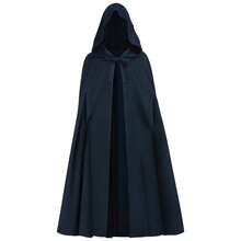 Stage Dance Wear - 25228 Medieval Cloak (Wool - Blue) - View 13