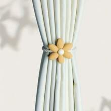 Curtain Clips, No-Drill Curtain Tiebacks, Modern Window Tie-Backs For Living Room, Bedroom And Home Decor - Beige - View 7