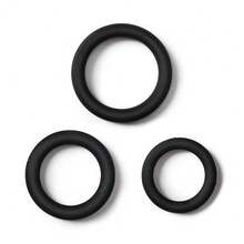 3PCS Silicone Cock Rings Different Sizes Penis Ring Long Lasting Adult Sex Toys For Men Masturbator - one-size - View 1