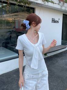 Women Tops - Blue - View 4
