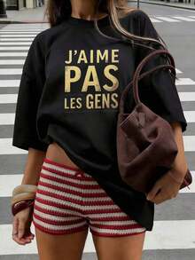 Women T-Shirts - Black - View 11