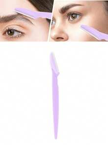 24/12/6/1pc Eyebrow And Facial Razor, Precision Stainless Steel Blade Exfoliating Tool, Gentle Hair Removal For Women, Suitable For Eyebrows, Lips, Chin, Peach Fuzz, All Skin Types, Dermaplaning - Upgraded Version - View 9
