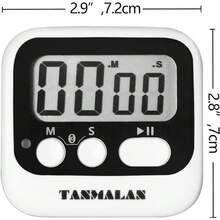 Temporizador de cocina digital magnético con pantalla grande - Fácil de usar - 1 - Ver 6