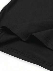 Camiseta Casual de Moda para Hombre con Diseño de Letras Bendecidas y Corona para Estilo Urbano - Negro - Ver 3