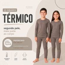 Boys' Thermal Winter Set | Boys' Winter Set | Kit Of 1, 2 Or 3 Children's Sets - 3 套套裝 - 查看 9