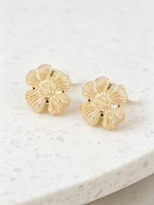 2 Pcs Fashion Flower-Shaped Women's Cufflinks, Brooches And Button Covers, Suitable For Daily And Festival Wear, Great Gifts For Friends - Multicolor - View 5