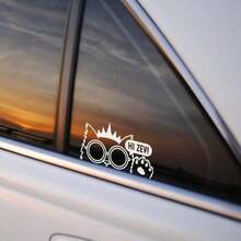 Donut Princess Car Window Sticker, Dungeon Crawler Car Decal, Suitable For Car Accessories And Decoration - A - View 2