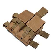 Tactical 5.56/7.62 Thigh Magazine Pouch Drop Leg Panel Mag Pouch For Outdoor Leg Mag Holder Charger Carrier - GR - View 12