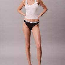Calvin Klein Icon Logo 3-Pack Bikini QD5207 - Animal Mirror Oxford - View 2
