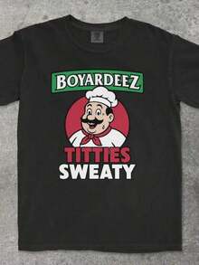 Boyardeez Sweaty T-Shirt, Retro Meme T-Shirt, Inappropriate T-Shirts, Embarrassing T-Shirts, Funny Graphic T-Shirts, Dirty Ga - 白色 - 查看 6