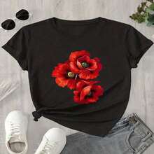 Camiseta Holgada de Manga Corta para Mujer, Nuevo Estilo Coreano de Verano, Top Casual de Algodón Puro, Camiseta Versátil de Cuello Redondo Simple para Estudiantes - Amarillo - Ver 9