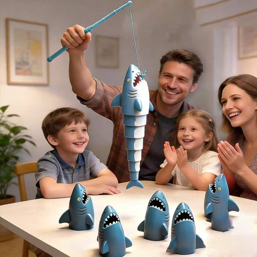 Classic Rotating Fishing Pool Toy, Interactive Parent-Child Game, Suitable For Early Childhood Education And Family Gatherings - Multicolor - View 1