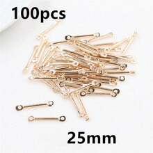 100個 15-40mm 長條形連接件 DIY 珠寶製作配件 適用於耳環和項鍊 - bar connector charms - 查看 37