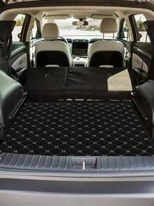 1 pieza Alfombra de maletero de coche a rayas de colores - Protector de maletero, Alfombra multifuncional, Accesorio de lujo para el interior del automóvil - A - Ver 2