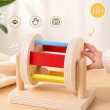 Wooden Bead Maze Toy, 18+ Months Educational Building Blocks, Baby Hand-Eye Coordination Training Toy - Multicolor - View 4