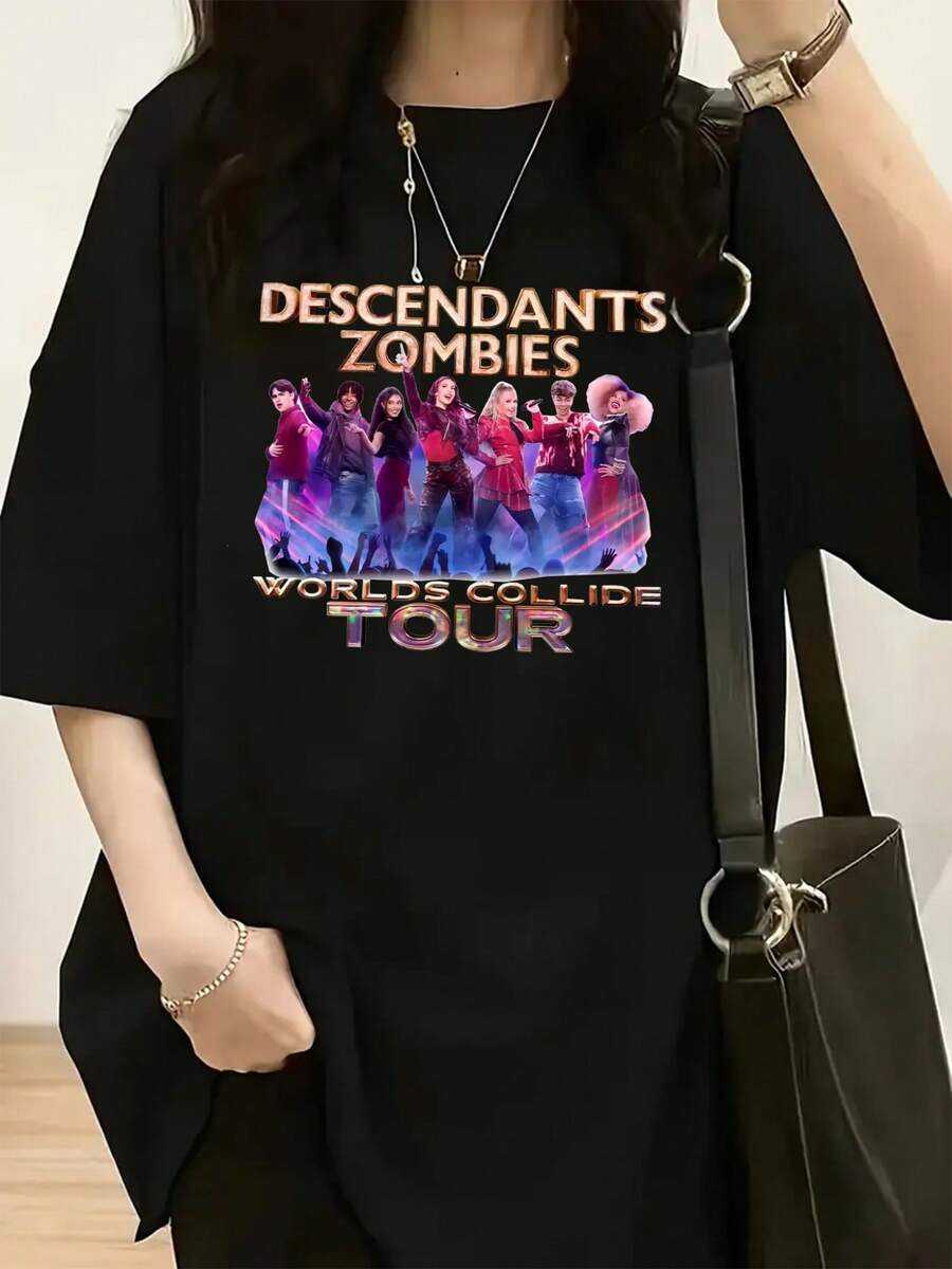 Women T-Shirts - Black - View 1