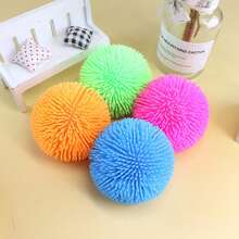 1pc Random Color Spiky Hedgehog Squeeze Ball, Cheese Squishy, Squishy Dumpling, Fidget Toy - Pinch - View 9