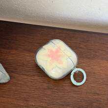 春意盎然半透明粉蓝百合花挂饰耳机保护套,兼容苹果4、3、Pro、第二代、第一代,男女皆宜的时尚耳机保护套 - 彩色 - 查看 13