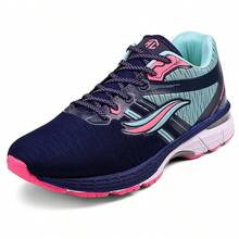Women's Adult Gel Athletic Shoes, Comfortable, Street, Gym, Running, Immediate Shipping, Lightweight, Soft, Immediate Shipping - 粉紅色海軍藍 - 查看 3