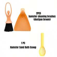 Mini Broom & Dustpan, Hamster Poop Scoop, Cleaning Brush & Cleaning Tools - Suitable For Cleaning Cages Of Hamsters, Rabbits, Reptiles & Other Small Pets - A - View 8
