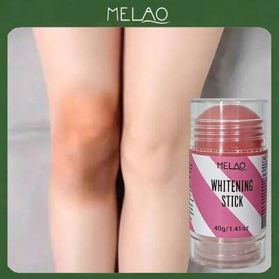  Melao Whitening Stick, 40g Brightening & Moisturizing Skin Care Stick, Evens Skin Tone & Brightens Dull Skin, Portable Face & Body Daily Skin Care For All Skin Types