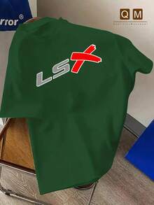 Men's Casual T-Shirt 'LSX' Printed - Made Of Soft Polyester, With Crew Neck And Machine Washable - The Perfect Choice For Summer - Green - View 6