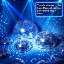 7Pcs Multi-Size Disco Mirror Ball Set, Silver Reflective Disco Balls For Party Decorations, Photo Booth Props - 7pcs/1 Set - View 7