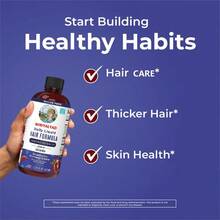 Miriyalyad Mary Ruth's Daily Liquid Hair Formula, Sugar Free Blueberry Pomegranate Flavor, Thicker Hair & Skin Support, 450ML Vegan Supplement - 3 cái - Xem 5