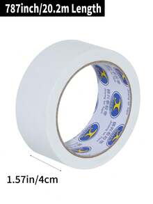 Băng keo vải chống thấm nước chịu lực cao, màu trắng, chất lượng chuyên nghiệp, dùng để sửa chữa và bịt kín các chỗ rò rỉ đường ống trong nhà. Quà tặng Giáng sinh, đồ dùng chuyển nhà, đồ tự làm, 1 cuộn 280µm (4cm). - Trắng - Xem 2
