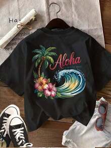 Women T-Shirts - Black - View 2