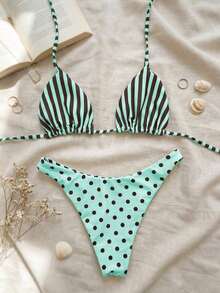 Women Plus Size Sports Swimwear - Aneka warna 5 - View 3