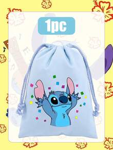 Túi dây rút màu vàng in hình Lilo & Stitch của Disney, nổi bật với hình ảnh Stitch đáng yêu đang úp mặt và chữ màu đỏ đậm. Được làm từ vải canvas mềm mại nhưng bền chắc với dây rút bằng dây thừng dày, chiếc túi nhẹ và đa năng này lý tưởng để đựng đồ tập gym, đồ dùng du lịch hoặc các vật dụng hàng ngày, mang đến nét tinh nghịch và hoài cổ cho cuộc sống thường nhật của bạn. - Nhiều kiểu dáng - Xem 12
