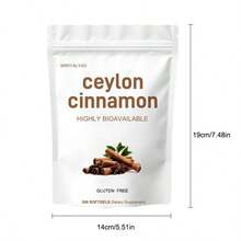 MIRIYALYAD Ceylon Cinnamon Softgels, Highly Bioavailable Natural Supplement, Gluten Free,  Daily Wellness Dietary Capsules - 2PCS - 查看 9