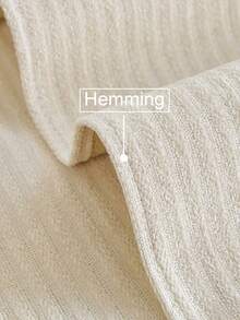1 Stück minimalistisches einfarbiges Kunstwoll-Sofakissen, kratzfest, verschleißfest, rutschfest, maschinenwaschbar, ganzjährig, haustierfreundlicher Sofaschutz - Beige - Übersicht 6