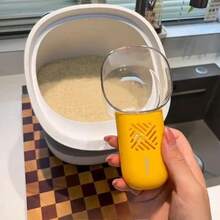 1 Random Color Multifunctional Rice Scoop With Measuring Cup And Spoon - Kitchen Tool, Ergonomic Handle, Insect-Proof Design, Precise Measurement Of Rice, Flour, Pasta, Soup, Grains - Plastic Spoon, Pet Measuring Spoon / With Edge And Spatula Attachments (Compatible With Smart Scales) - Suitable For Home And Commercial Kitchens - Multicolor - View 6