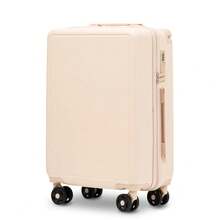 W WINGS 3-Piece High-Quality Travel Luggage Set, 20", 24", 28" Sizes, With TSA Lock, ABS+Digital Lock, 360° Spinner Wheels And Hard Shell, Free Carry-On - Ivory - View 9