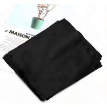 5/10/20 pièces Set de chiffons de nettoyage de lunettes en microfibre de couleur unie, chiffons de nettoyage de lunettes en fibre ultra-fine, réutilisables pour essuyer les écrans de smartphone, les bijoux, le piano, les lentilles, les montres et plus encore, lingettes de polissage de lentilles, anti-poussière - Multicolore - Voir 1