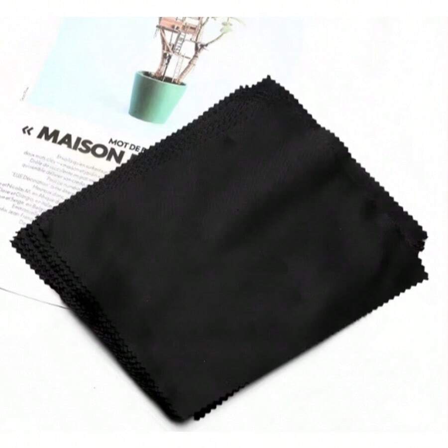 5/10/20 pièces Set de chiffons de nettoyage de lunettes en microfibre de couleur unie, chiffons de nettoyage de lunettes en fibre ultra-fine, réutilisables pour essuyer les écrans de smartphone, les bijoux, le piano, les lentilles, les montres et plus encore, lingettes de polissage de lentilles, anti-poussière - Multicolore - Voir 1
