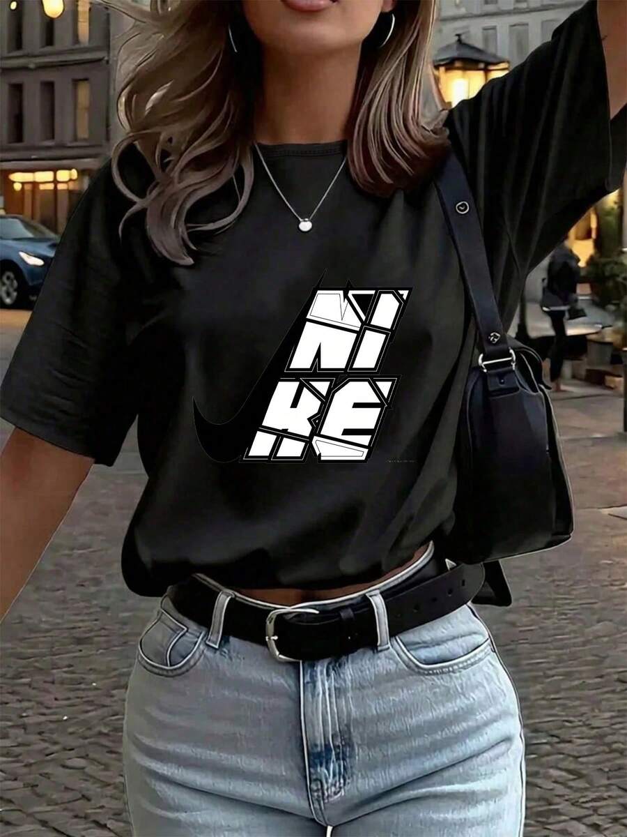 Women T-Shirts - Black - View 1
