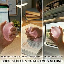 Coconut Oil Squishy - 2026 New Coconut Oil Stress Ball, Improving Focus, Or Easing Tension During Study, Work, Or Relaxation (Pink) - 1 - 查看 8