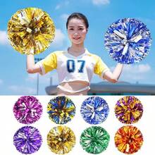 Large Cheerleading Pom Poms, Cheer Dance Performance Handheld Flowers, Cheering Pom Poms For Performances, Colorful Balls - View 1