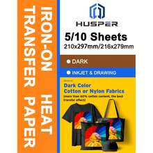 Printable Heat Transfer Paper For Fabric, Heat Transfer Paper, Washable And Durable, Long-Lasting Transfer Without Cracking, Perfect For Custom T-Shirts, Uniforms, Gifts, Etc. - A4 - View 1
