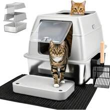 Lettiera per gatti - Grigio - Visualizzare 1