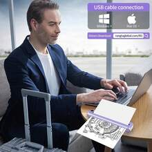 RONGTA F81 Compact Thermal Printer, Wireless Connection, Compatible With IOS And Android, Comes With 8 Thermal Paper Sheets, An Ideal Choice For Office, Study, And Travel - Morado claro + 8 hojas de papel térmico - Ver 4