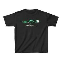Women's Irish St. Patrick's Day Yoga T-Shirt, St. Patrick's Day Shirt, 90s Style T-Shirt, Women's T-Shirt, Gift For Her, Fashion T-Shirts, Tops, Comfortable T-Shirt - 黑色 - 查看 2