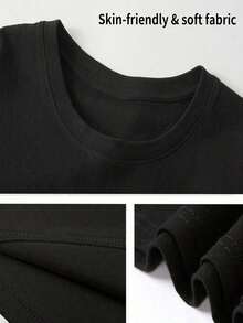 Cute Baseball T-Shirt For Mom, Preppy Baseball T-Shirt, Cute Brushstroke Baseball T-Shirt, Baseball Bow T-Shirt, Baseball Tops For Mom, Women's Graphic Crew Neck T-Shirts, Loose Casual T-Shirts, Women's T-Shirts - 黑色 - 查看 4