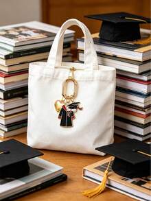 Graduation Memory Keychain 2026, Unisex Bachelor's Gown & Doctoral Cap Pendant Keyring Bag Charm, Y2K Style Graduation Commemorative Ornament, Multi-Functional Decor For Backpack Shoulder Bag Wallet Earphone Case Suitcase And Car Interior - Multicolor - View 4