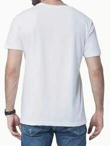 Camiseta blanca "Rocky" Mick's Gym con temática de frase clásica, ropa de moda para fans de la película de boxeo, diseño unisex casual y deportivo con la frase "Vas a comer mierda de rayo y - azul real - Ver 2