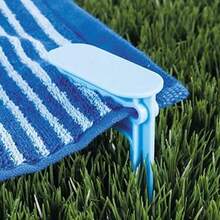 4 Packs Plastic Beach Towel Clips – Windproof Clips For Beach Towels, Picnic Mats, And Outdoor Blankets; Portable Clips For Wardrobes And Travel; Suitable For Back-To-School, Graduation, And Holiday Parties - View 7