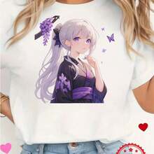 Women T-Shirts - [White] - View 6